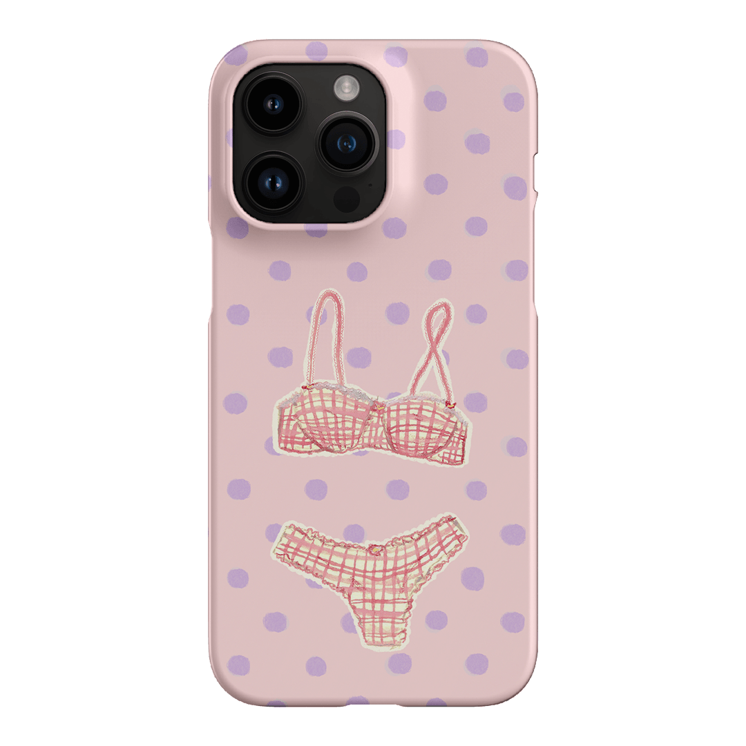 Vintage Gingham Printed Phone Cases iPhone 14 Pro Max / Snap by Kayla Carr - The Dairy