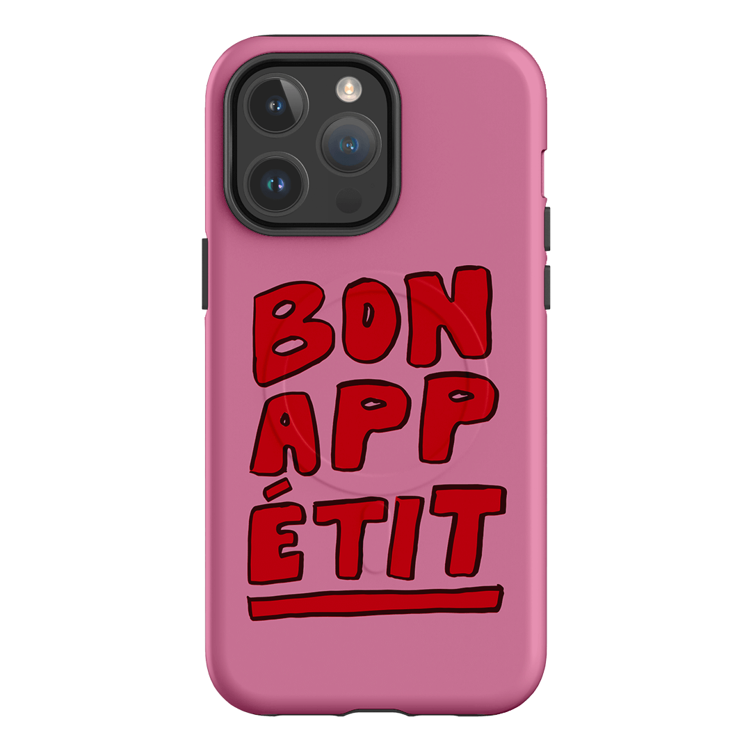 Bon Appetit Red Printed Phone Cases iPhone 14 Pro Max / Armoured MagSafe by The Dairy - The Dairy