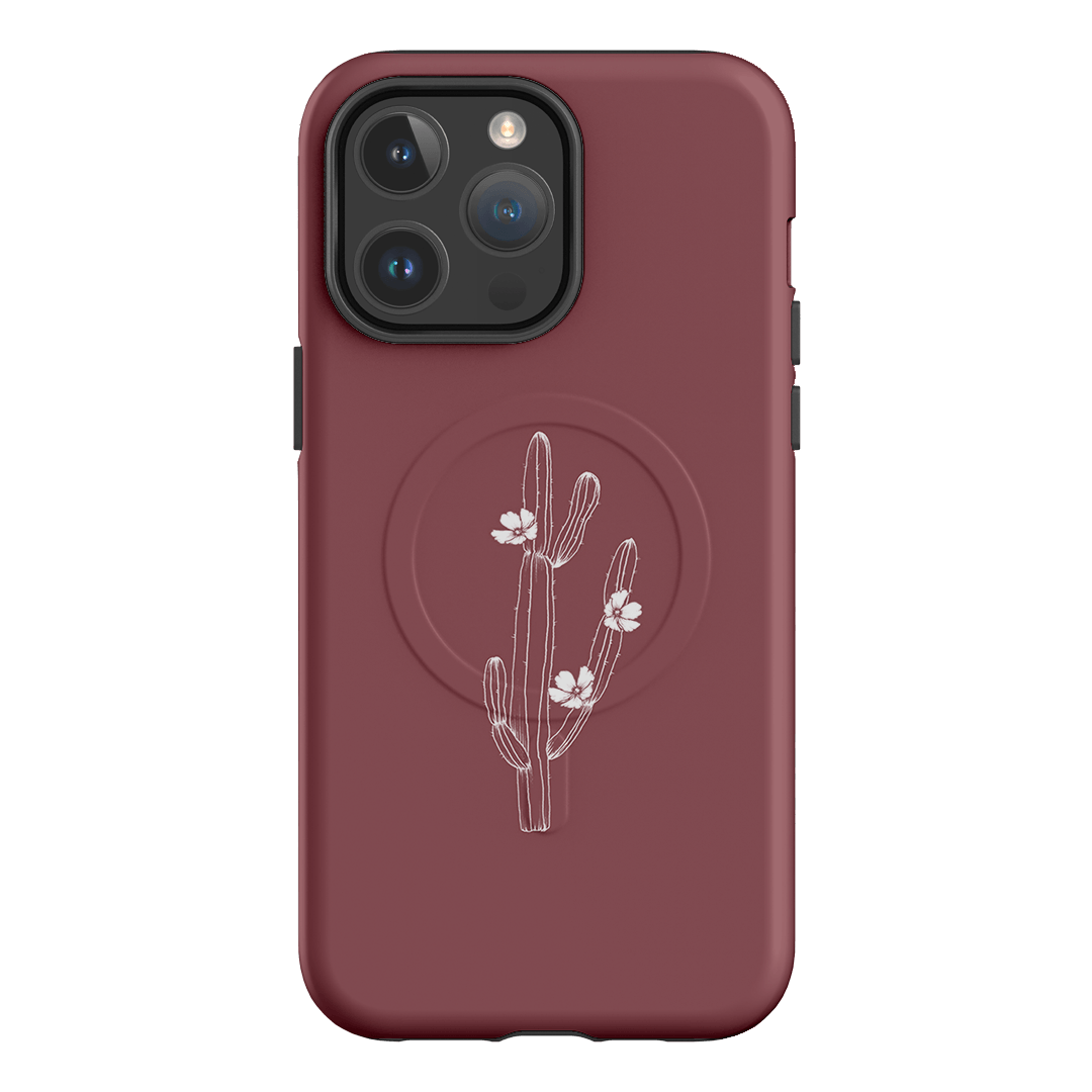 Cactus Flower Printed Phone Cases iPhone 14 Pro Max / Armoured MagSafe by Typoflora - The Dairy