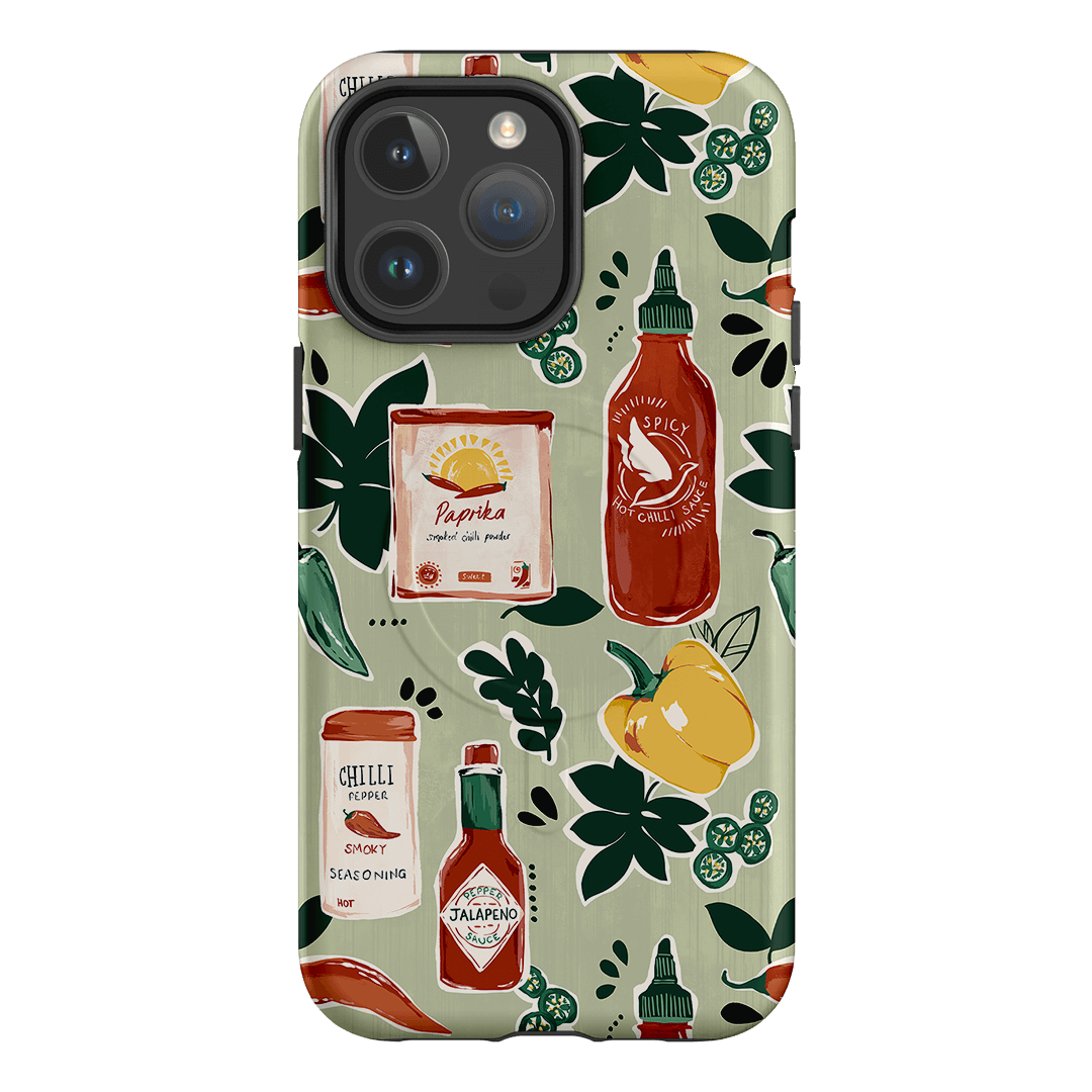 Chilli Pepper Printed Phone Cases iPhone 14 Pro Max / Armoured MagSafe by Charlie Taylor - The Dairy