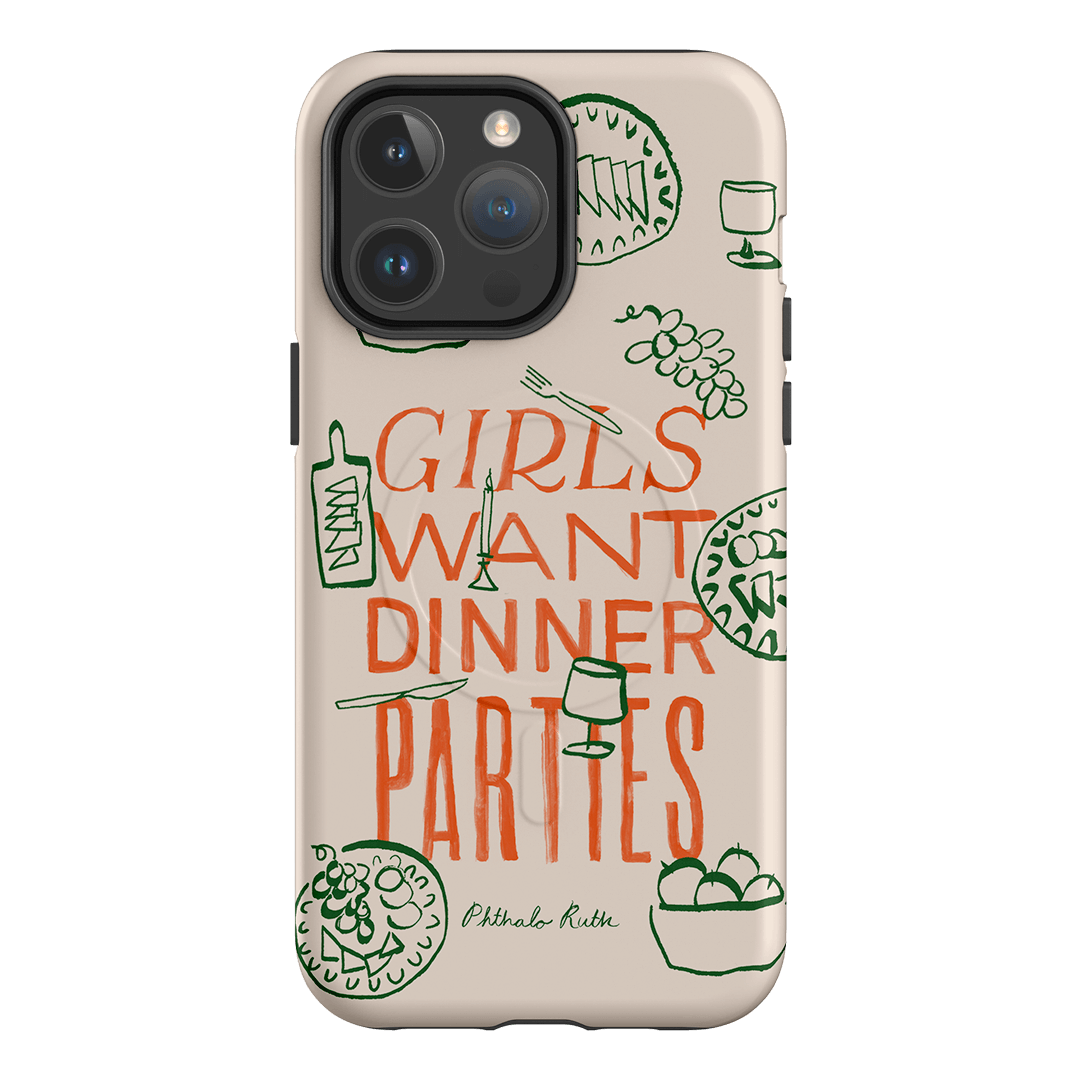 Dinner Parties Printed Phone Cases iPhone 14 Pro Max / Armoured MagSafe by Phthalo Ruth - The Dairy