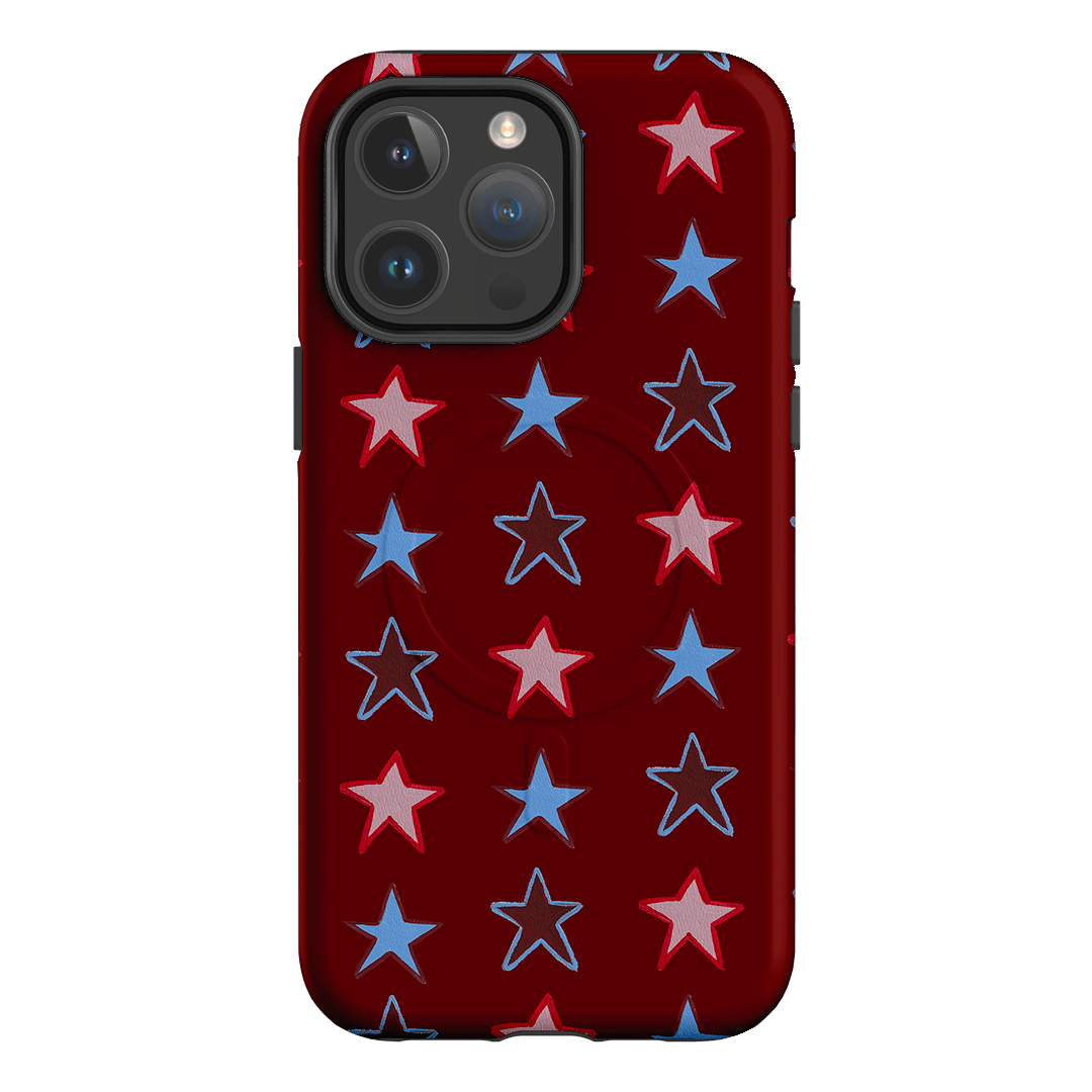 Lucky Stars Rouge Printed Phone Cases iPhone 14 Pro Max / Armoured MagSafe by BG. Studio - The Dairy