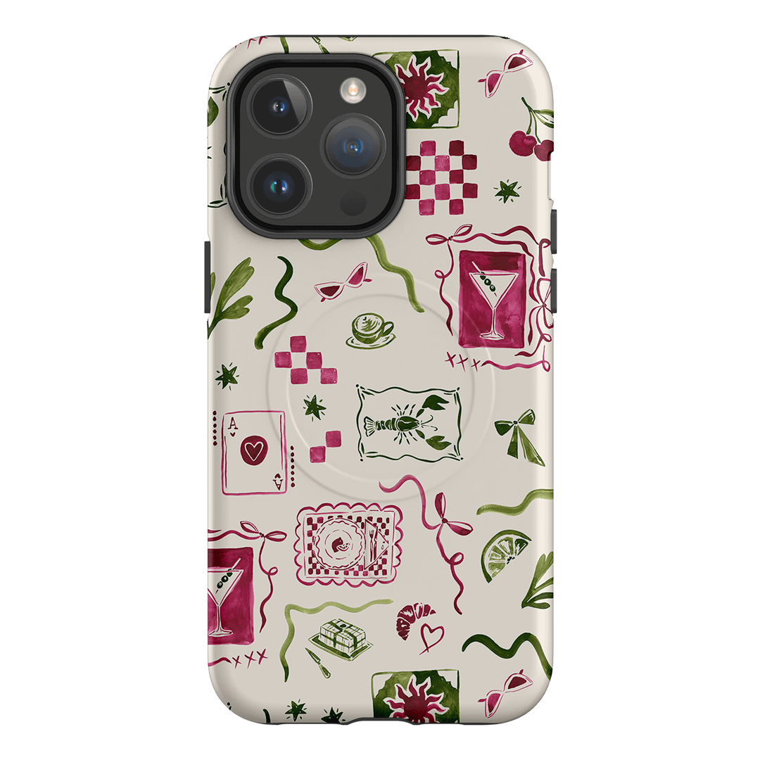 Martini Gal Printed Phone Cases iPhone 14 Pro Max / Armoured MagSafe by Charlie Taylor - The Dairy