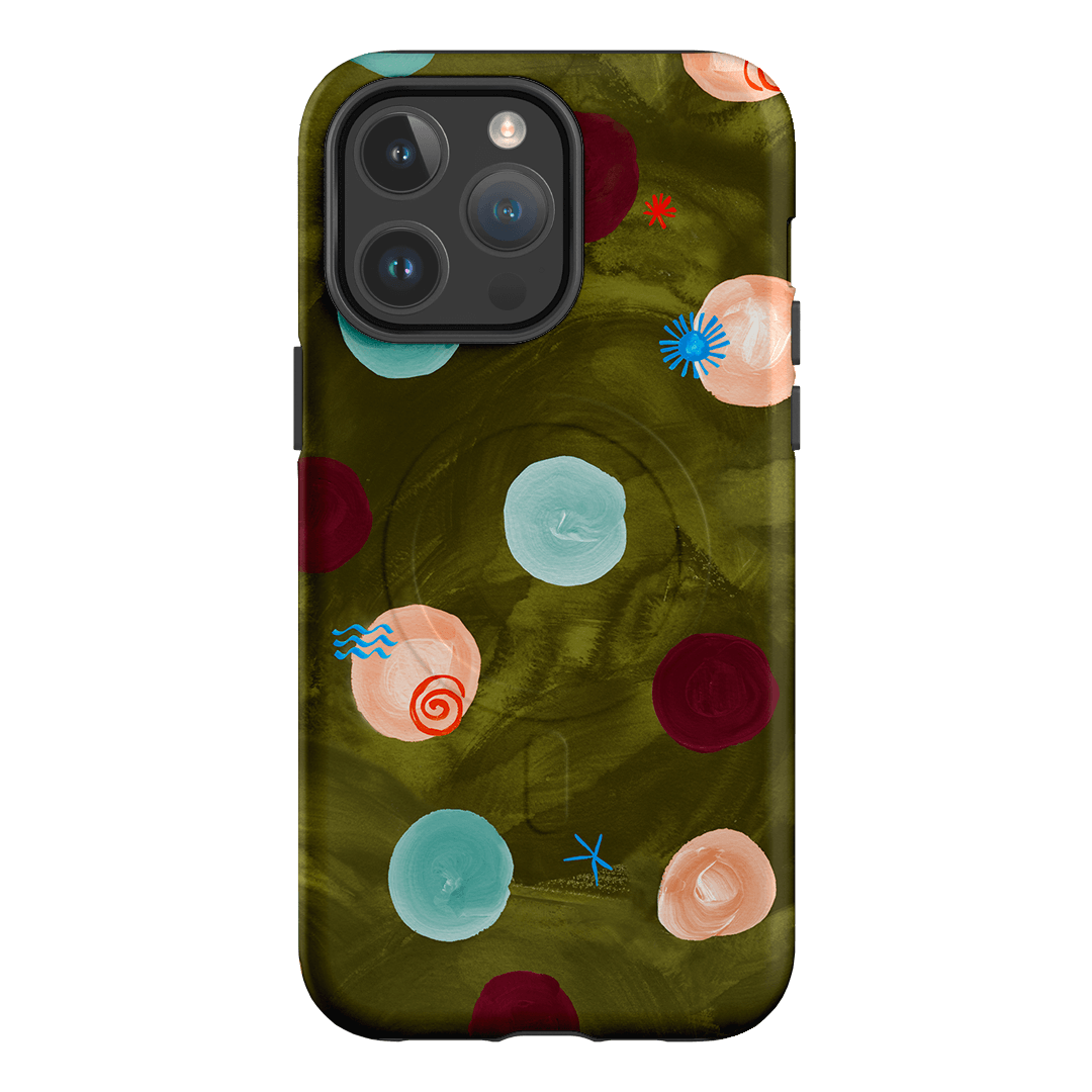 Olive Spot Printed Phone Cases iPhone 14 Pro Max / Armoured MagSafe by Charlie Taylor - The Dairy