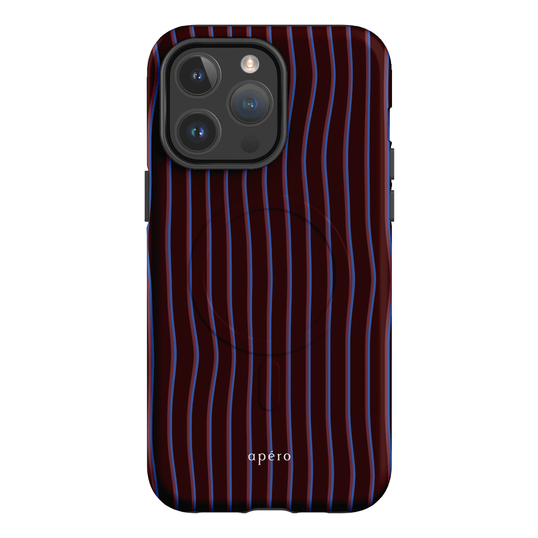 Panama Burgundy Printed Phone Cases iPhone 14 Pro Max / Armoured MagSafe by Apero - The Dairy