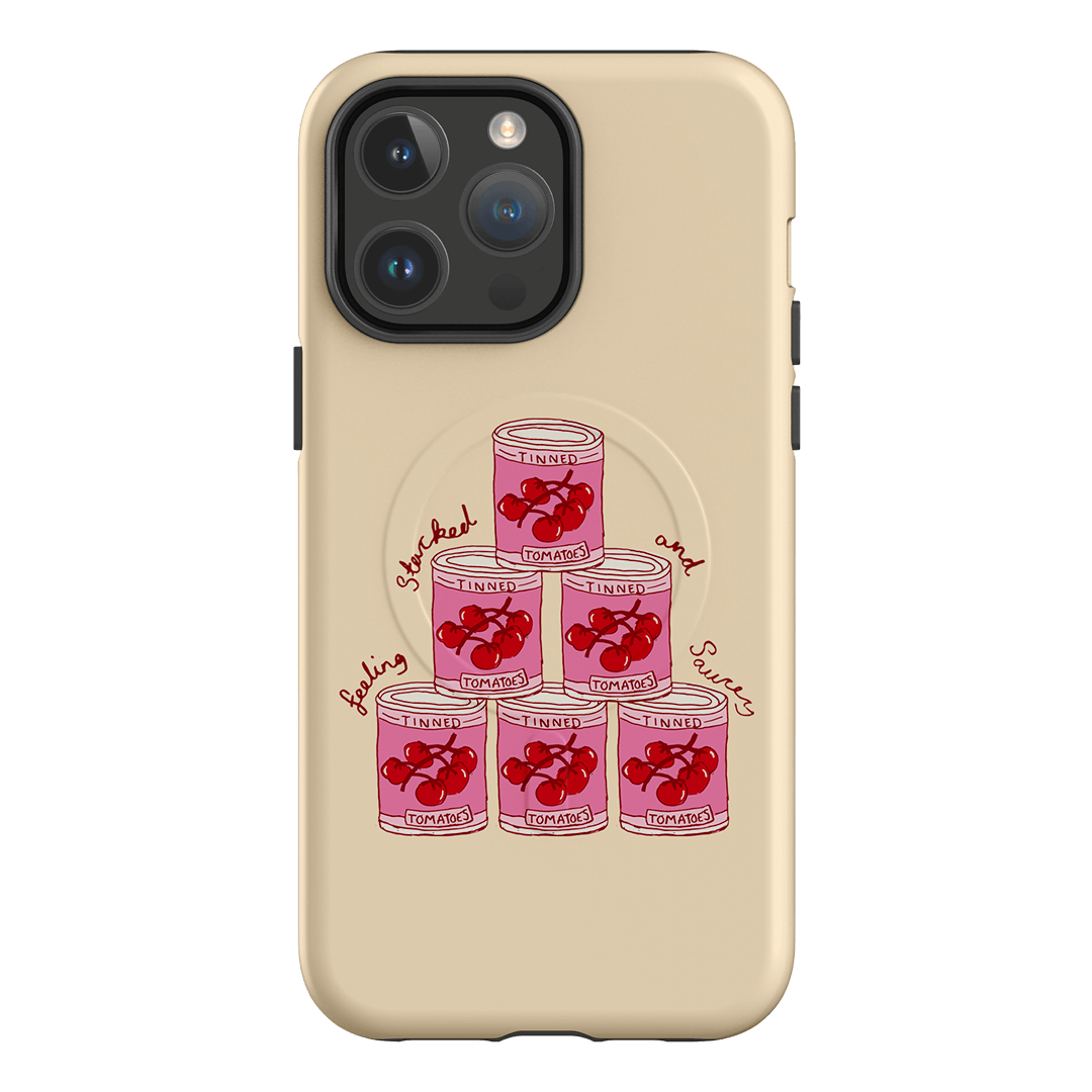 Saucy Supper Printed Phone Cases iPhone 14 Pro Max / Armoured MagSafe by The Dairy - The Dairy