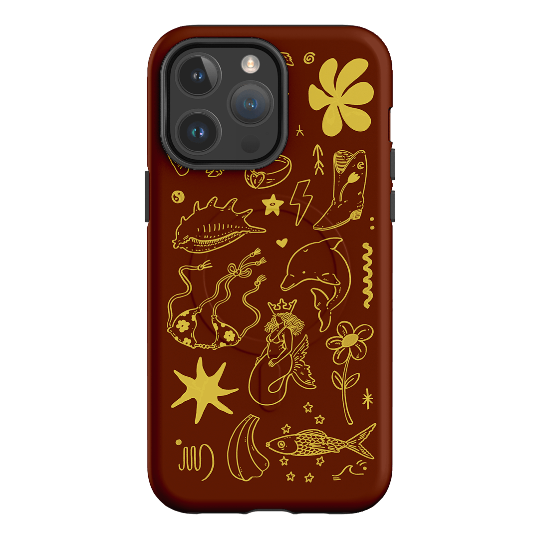 Spiced Cowboy Chocolate Printed Phone Cases iPhone 14 Pro Max / Armoured MagSafe by Easty Beasty - The Dairy