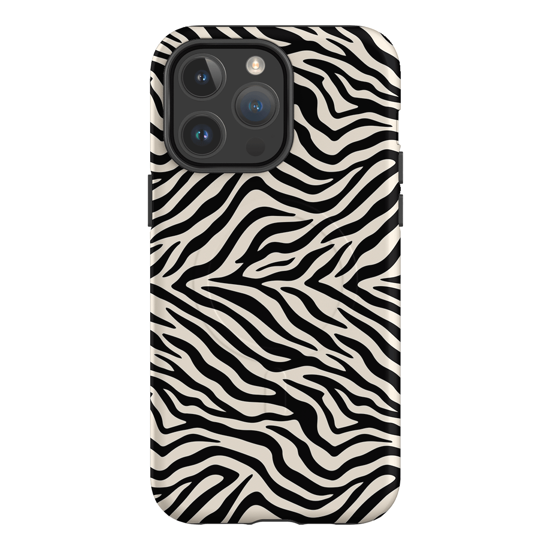 Zebra Ink Printed Phone Cases iPhone 14 Pro Max / Armoured MagSafe by The Dairy - The Dairy