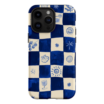 Afternoon Mezze Azure Printed Phone Cases iPhone 14 Pro Max / Armoured by Charlie Taylor - The Dairy