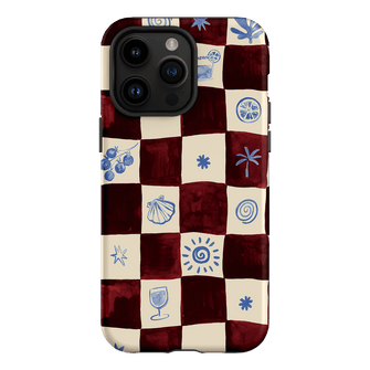 Afternoon Mezze Maroon Printed Phone Cases iPhone 14 Pro Max / Armoured by Charlie Taylor - The Dairy