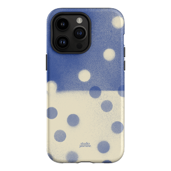 Bleu Polka Dot Printed Phone Cases iPhone 14 Pro Max / Armoured by Jasmine Dowling - The Dairy