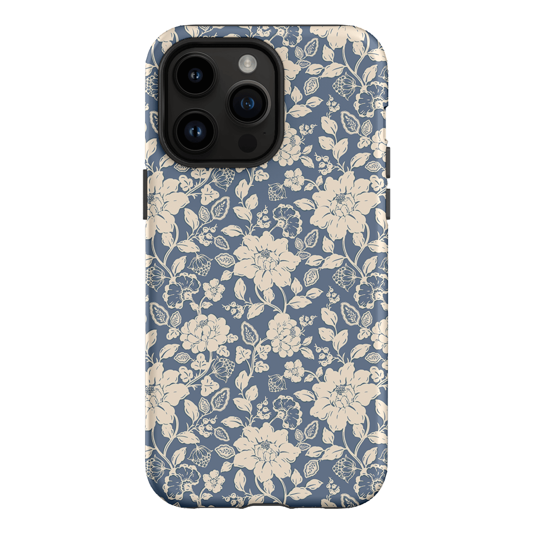 Blue Garden Printed Phone Cases iPhone 14 Pro Max / Armoured by Kasiags Art - The Dairy