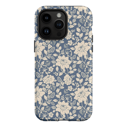 Blue Garden Printed Phone Cases iPhone 14 Pro Max / Armoured by Kasiags Art - The Dairy