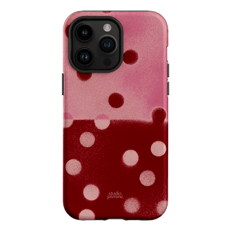 Cherry Polka Dot Printed Phone Cases iPhone 14 Pro Max / Armoured by Jasmine Dowling - The Dairy