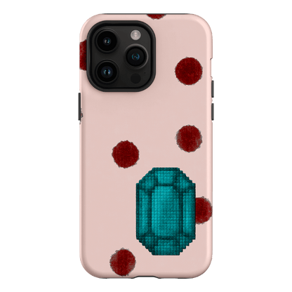 December Turquoise Printed Phone Cases iPhone 14 Pro Max / Armoured by Joiana - The Dairy