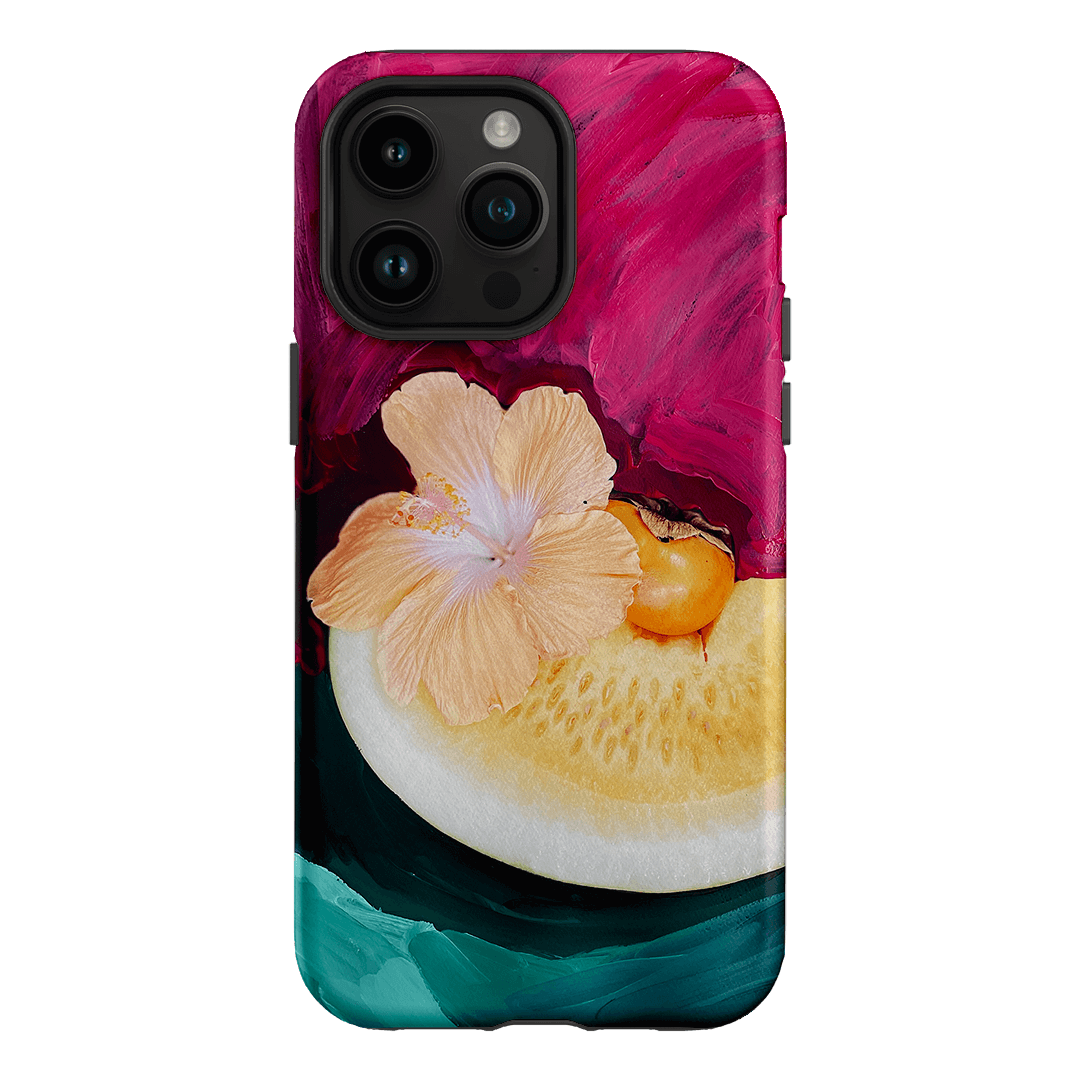 Hibiscus Melon Printed Phone Cases iPhone 14 Pro Max / Armoured by Nicole Nelius - The Dairy