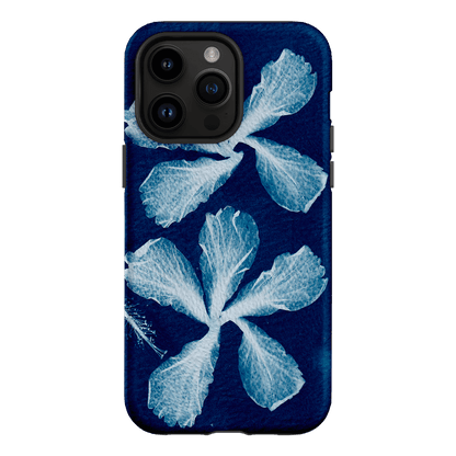 Hibiscus Cyanotype Printed Phone Cases iPhone 14 Pro Max / Armoured by Sally Hungerford - The Dairy