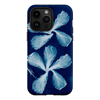 Hibiscus Cyanotype Printed Phone Cases iPhone 14 Pro Max / Armoured by Sally Hungerford - The Dairy