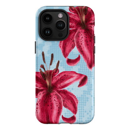 Lillies Printed Phone Cases iPhone 14 Pro Max / Armoured by Sally Hungerford - The Dairy