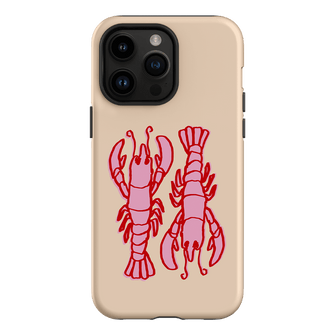 Lobster Love Peach Printed Phone Cases iPhone 14 Pro Max / Armoured by The Dairy - The Dairy
