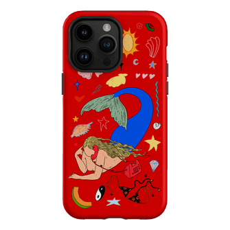 Mermaid Salad Scarlet Printed Phone Cases iPhone 14 Pro Max / Armoured by Easty Beasty - The Dairy