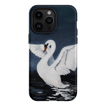 Midnight Swan Printed Phone Cases iPhone 14 Pro Max / Armoured by Lisa Hu - The Dairy
