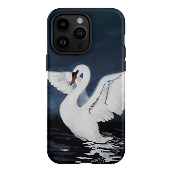 Midnight Swan Printed Phone Cases iPhone 14 Pro Max / Armoured by Lisa Hu - The Dairy