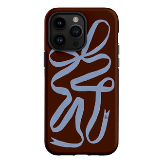 Mocha Ribbon Printed Phone Cases iPhone 14 Pro Max / Armoured by Jasmine Dowling - The Dairy