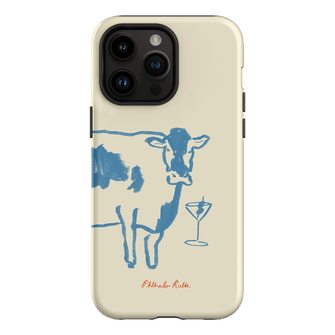 Mootini Blue Printed Phone Cases iPhone 14 Pro Max / Armoured by Phthalo Ruth - The Dairy