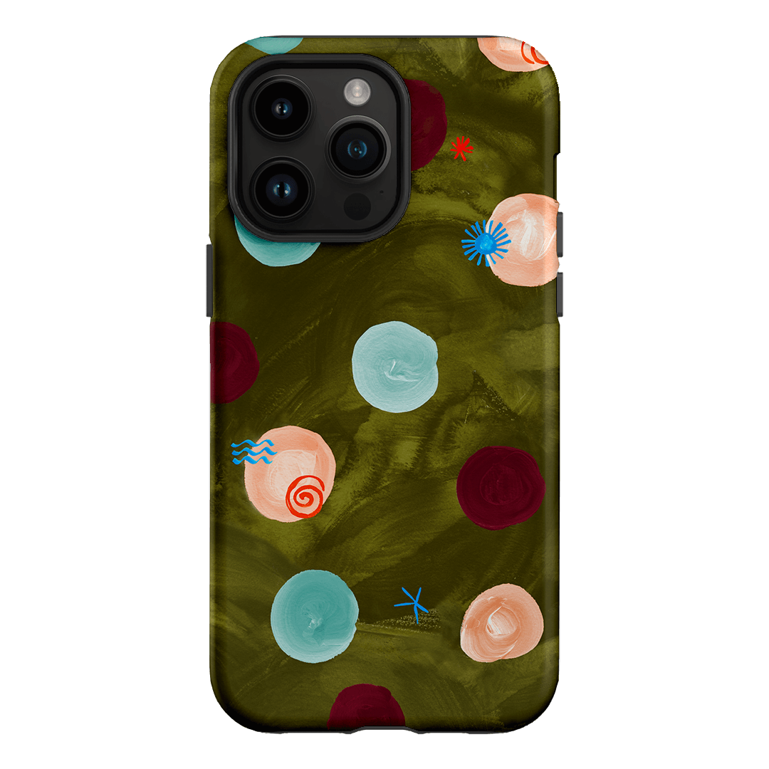 Olive Spot Printed Phone Cases iPhone 14 Pro Max / Armoured by Charlie Taylor - The Dairy
