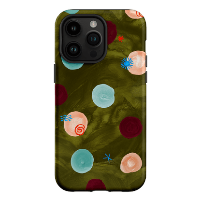 Olive Spot Printed Phone Cases iPhone 14 Pro Max / Armoured by Charlie Taylor - The Dairy