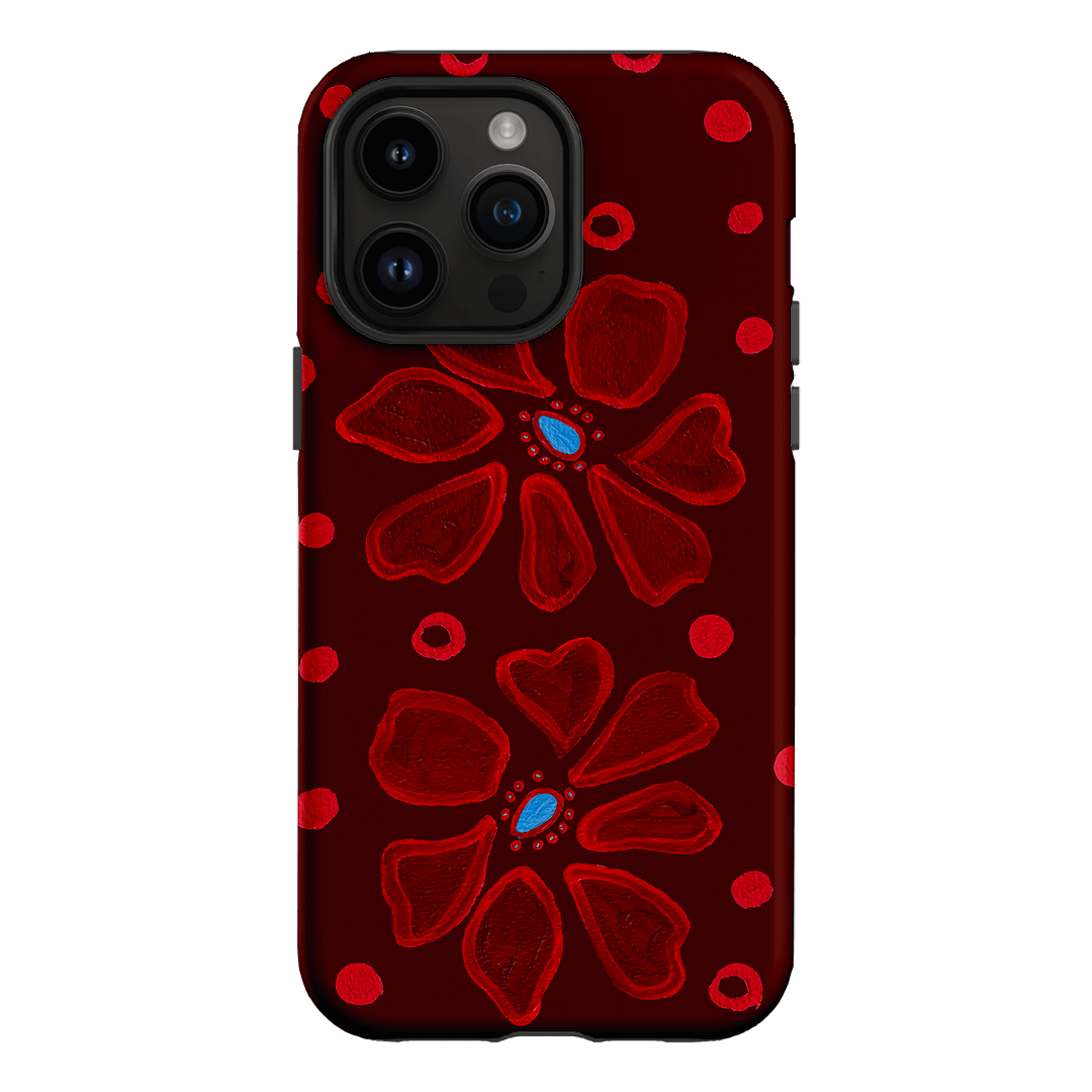 Painted Petal Rouge Printed Phone Cases iPhone 14 Pro Max / Armoured by BG. Studio - The Dairy