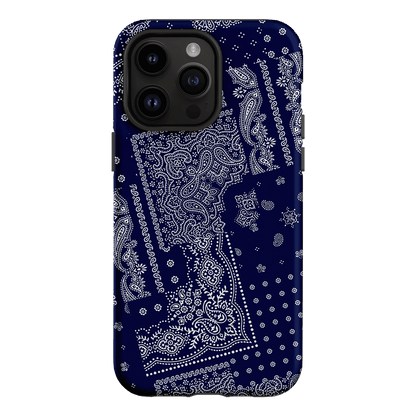Paisley Indigo Printed Phone Cases iPhone 14 Pro Max / Armoured by The Dairy - The Dairy