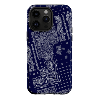 Paisley Indigo Printed Phone Cases iPhone 14 Pro Max / Armoured by The Dairy - The Dairy