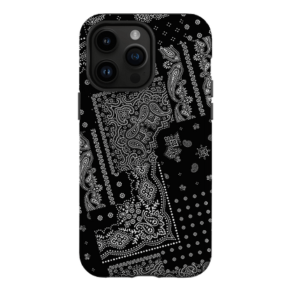 Paisley Noir Printed Phone Cases iPhone 14 Pro Max / Armoured by The Dairy - The Dairy