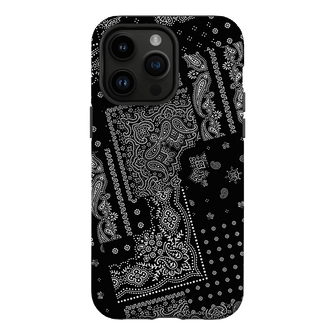 Paisley Noir Printed Phone Cases iPhone 14 Pro Max / Armoured by The Dairy - The Dairy