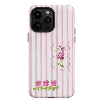 Patchwork Pink Printed Phone Cases iPhone 14 Pro Max / Armoured by Kayla Carr - The Dairy