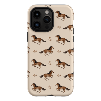 Running Horse Printed Phone Cases iPhone 14 Pro Max / Armoured by Kasiags Art - The Dairy