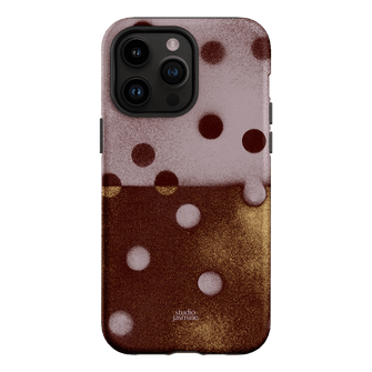 Rust Polka Dot Printed Phone Cases iPhone 14 Pro Max / Armoured by Jasmine Dowling - The Dairy