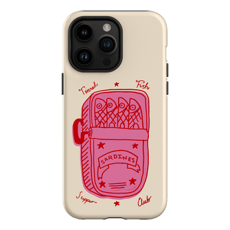 Sardine Social Red Printed Phone Cases iPhone 14 Pro Max / Armoured by The Dairy - The Dairy