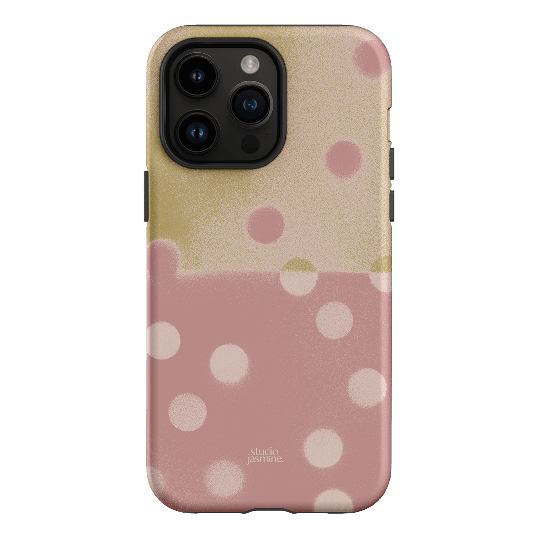 Strawberry Polka Dot Printed Phone Cases iPhone 14 Pro Max / Armoured by Jasmine Dowling - The Dairy