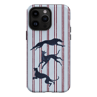 Stripey Hounds Printed Phone Cases iPhone 14 Pro Max / Armoured by Lisa Hu - The Dairy
