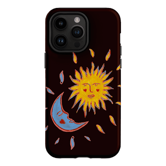 Sun & Moon Plum Printed Phone Cases iPhone 14 Pro Max / Armoured by BG. Studio - The Dairy