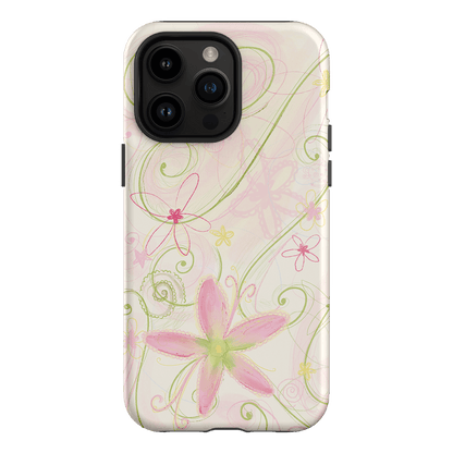 Swirl Pink Printed Phone Cases iPhone 14 Pro Max / Armoured by Kayla Carr - The Dairy
