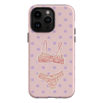 Vintage Gingham Printed Phone Cases iPhone 14 Pro Max / Armoured by Kayla Carr - The Dairy