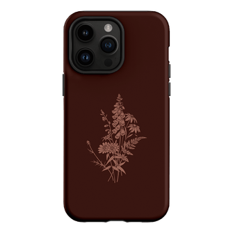 Wildflowers Mocha Printed Phone Cases iPhone 14 Pro Max / Armoured by Typoflora - The Dairy
