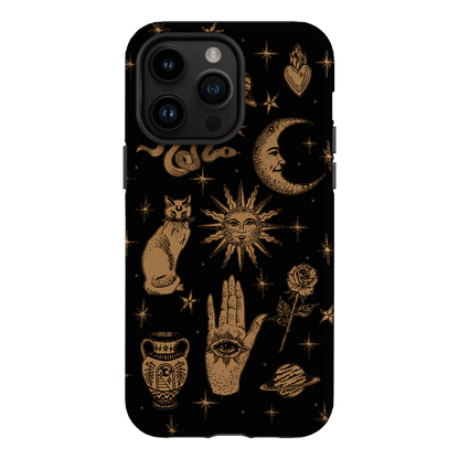 Astro Flash Noir Printed Phone Cases iPhone 14 Pro Max / Armoured by Veronica Tucker - The Dairy