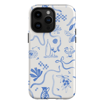 Mediterranean Wave Printed Phone Cases iPhone 14 Pro Max / Armoured by Charlie Taylor - The Dairy