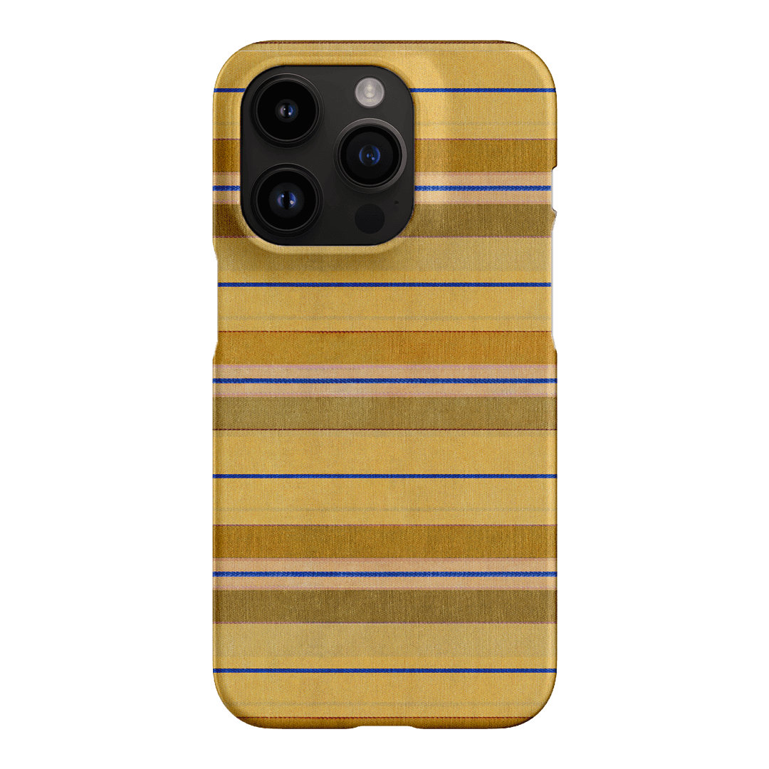 Golden Stripe Printed Phone Cases iPhone 14 Pro / Snap by Fenton & Fenton - The Dairy