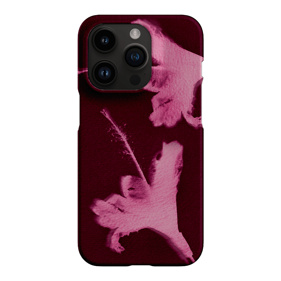 Hibiscus Glow Printed Phone Cases iPhone 14 Pro / Snap by Sally Hungerford - The Dairy